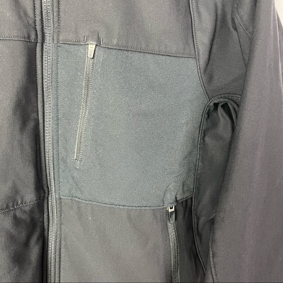 REI Black Full Zip Hard Shell Water Resistant Jacket S - Picture 3 of 5